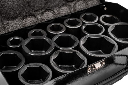 Zestaw nasadki udarowe głębokie do klucz pneumatyczny 3/4" 14el 17-50mm JCB