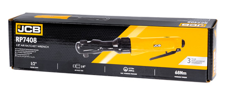 Grzechotka nasadowa pneumatyczna 1/2" klucz kątowy do kompresora 68Nm JCB
