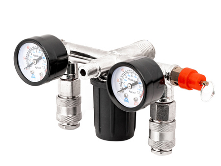 Trójnik rozdzielacz ciśnieniowy do kompresora 230v FALON-TECH