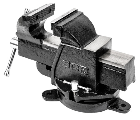 Profesjonalne imadło ślusarskie obrotowe stalowe 100mm JCB