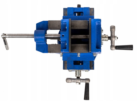 Imadło maszynowe krzyżowe dwuosiowe obrotowe 100mm FALON-TECH