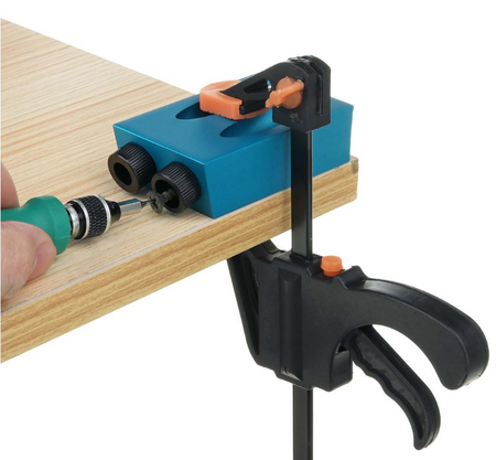 Szablon przyrząd do połączeń niewidocznych ukrytych zestaw wierteł 18el FALON-TECH