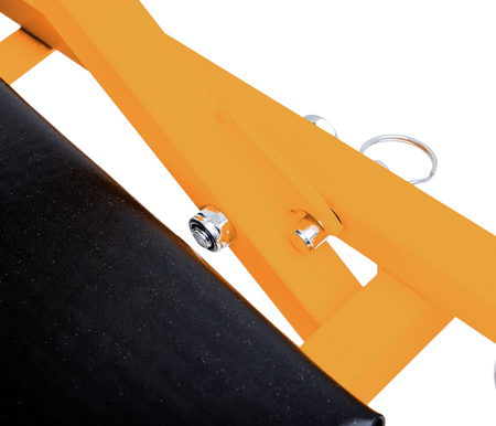 Leżanka warsztatowa składana taboret leżak 2w1 siedzisko stołek 150kg FORSTIME