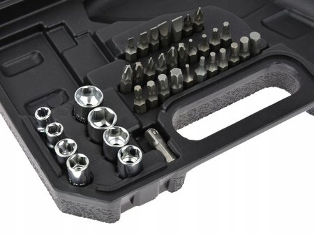 Wkrętarka wkrętak akumulatorowa 3,6V 1300 mAh + Bity 100 el GEKO