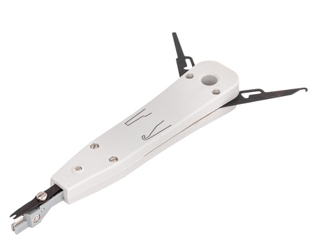 Zestaw narzędzia sieciowe RJ45 tester kabli ściągacz wtyk zaciskarka 19el GEKO