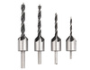 Wiertła do drewna z pogłębiaczem zestaw 3-6mm 4szt FALON-TECH