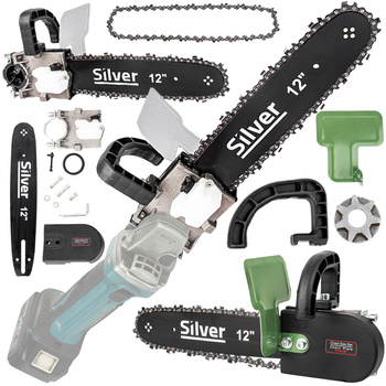 Prowadnica z uchwytem do szlifierki kątowej kątówki piły pilarka 12" SILVER