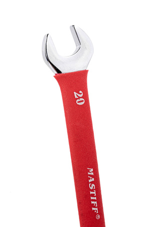 Klucze płasko oczkowe płaskie gumowane zestaw płachta 6-32 mm 25el MASTIFF