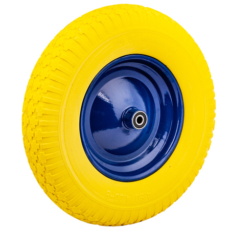 Koło kółko do taczki wózka bezdętkowe pełne z osią 3.5-8 GEKO