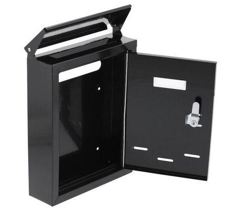 Skrzynka na listy pocztowa euroskrzynka 285x200x60 mm czarna VOREL YATO