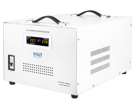 Stabilizator napięcia AVR PRO 10000 VA SERVO 3% do agregat VOLT POLSKA