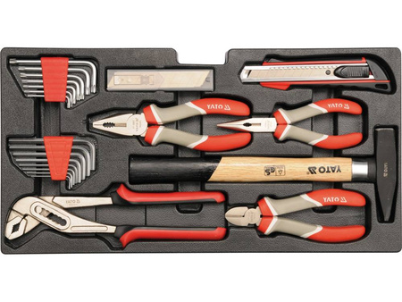 Skrzynka z narzędziami 80 szt klucze YT-38951 YATO