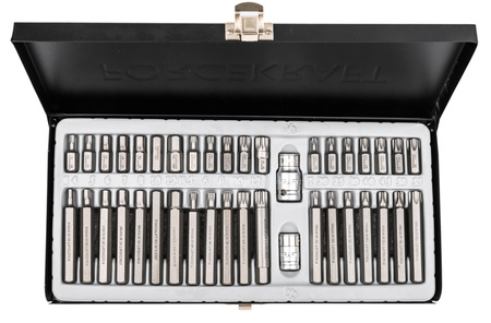 Zestaw bitów profesjonalne imbus torx spline walizka 40el FORCEKRAFT
