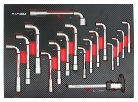 Profesjonalna szafka narzędziowa wózek warsztatowy 7 szuflad 298 el BJC