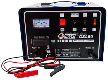 Prostownik z Funkcją Szybkiego Ładowania GZL-50 50A 12V/24V MAR-POL
