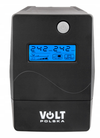 Zasilacz awaryjny UPS LCD 650Va 360W 7Ah + program VOLT POLSKA