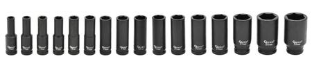 Zestaw nasadek udarowych 1/2" 10-32 mm 16 el GEKO