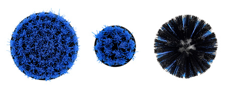 Szczotki czyszczące na wkrętarkę lub wiertarkę komplet 3 sztuki FALON-TECH