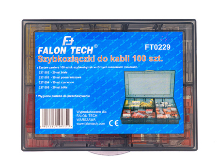 Szybkozłączki elektryczne na drut kabel 100el FALON-TECH