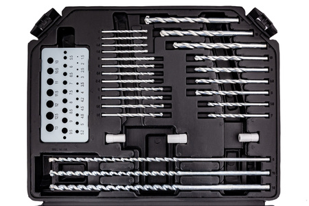 Zestaw wierteł bitów otwornic do metalu drewna betonu 300 el SILVER