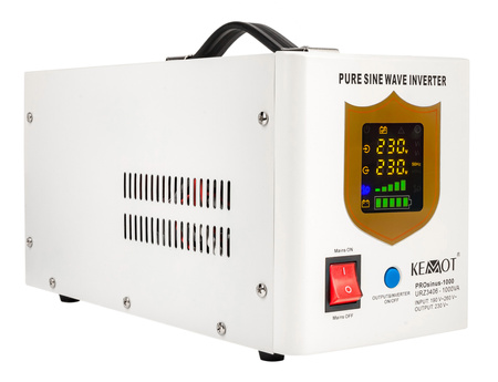 Przetwornica prostownik zasilanie awaryjne PROSINUS-1000 12V (1000/700W) KEMOT