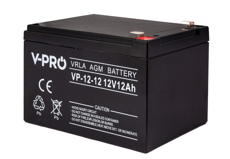 Akumulator AGM 12V 12Ah VPRO Bezobsługowy VOLT POLSKA