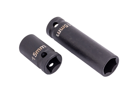 Nasadki udarowe Krótkie Zestaw 1/2 10-19 mm 20 sztuk FALON-TECH