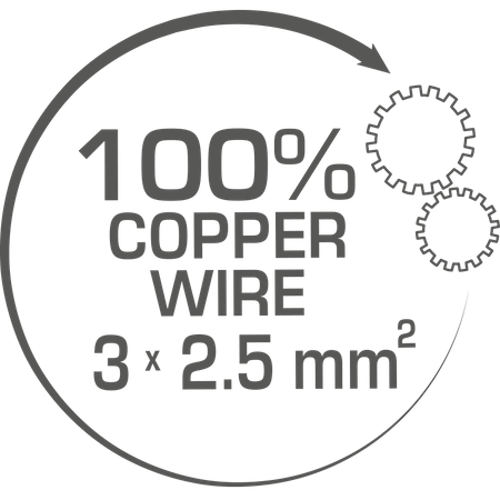 Przedłużacz bębnowy 30 m 4 gniazda KS CR-30M Könner&Söhnen KS