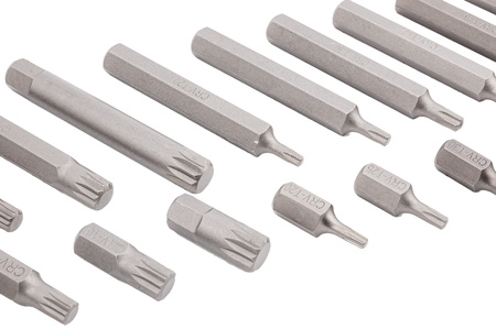 Zestaw bitów kluczy bity torx imbus hex spline walizka 40 el VOREL YATO