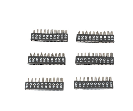 Zestaw śrubokrętów wkrętaków bity klucze nasadki imbusy torx z magnesem 122el FALON-TECH