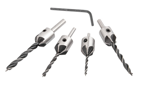 Wiertła do drewna z pogłębiaczem zestaw 3-6mm 4szt FALON-TECH