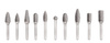 Frezy trzpieniowe do metalu pilniki 10 szt. z węglika wolframu FALON-TECH