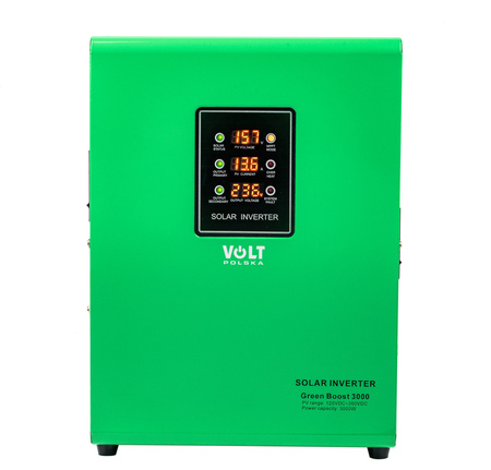 Przetwornica solarna GREEN BOOST 3000 do grzałki bojler grzania wody zasilanie z paneli VOLT POLSKA