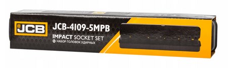 Zestaw nasadki udarowe głębokie do klucz pneumatyczne 1/2" 10-24mm 10el JCB