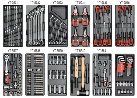 Szafka wózek warsztatowy 185 el YT-55307 YATO