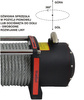 Wyciągarka elektryczna 1200 lbs FGS renegade TITANIUM WINCH
