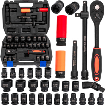 Klucze nasadowe zestaw 32 elementów 1/2" ROCKFORCE