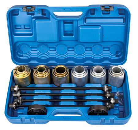 Zestaw ściągaczy ściągacz tulei wahacza łożysk sworzni adaptery 26el ROCKFORCE