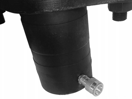 Prasa mobilna pneumatyczna hydrauliczna do sworzni mocna solidna 75T FORSAGE