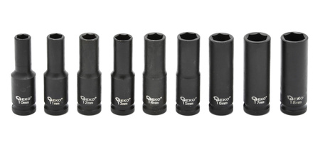Zestaw nasadek udarowych 1/2" 10-32 mm 16 el GEKO