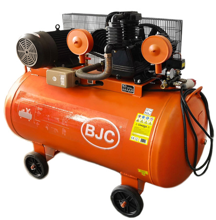 Kompresor olejowy 3-tłokowy ze zbiornikiem o pojemności 350L, 12bar BJC