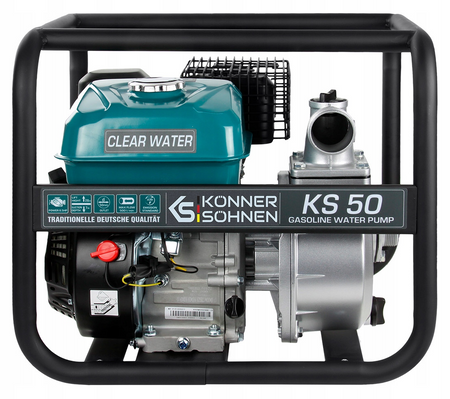 Pompa spalinowa do wody czystej motopompa ogrodowa KS50 7 kM 500l/min Konner&Sohnen KS
