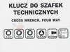 Klucz do szafek technicznych sterowniczych FALON-TECH