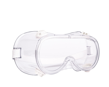 Okulary ochronne gogle bezbarwne przeciwodpryskowe GEKO