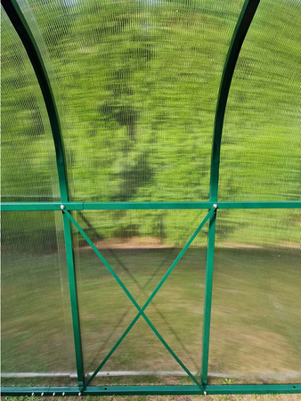 Szklarnia ogrodowa poliwęglan premium plus 300x600 18m2 kolor zielony PTF