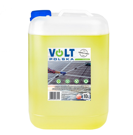Płyn do mycia paneli solarnych i instalacji fotowoltaicznych CLASSIC 10L VOLT POLSKA