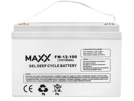 Akumulator żelowy DEEP CYCLE MAXX 100Ah 12V