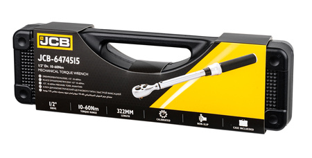 Klucz dynamometryczny z blokadą etui certyfikat kalibracji 10-60Nm 1/2" JCB