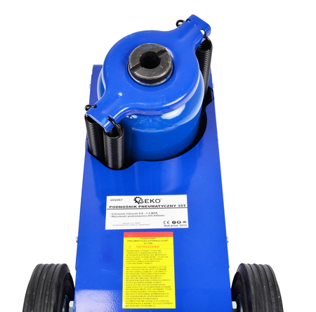 Podnośnik hydrauliczno pneumatyczny mocny lewarek 35T TIR żaba 257-627 mm GEKO