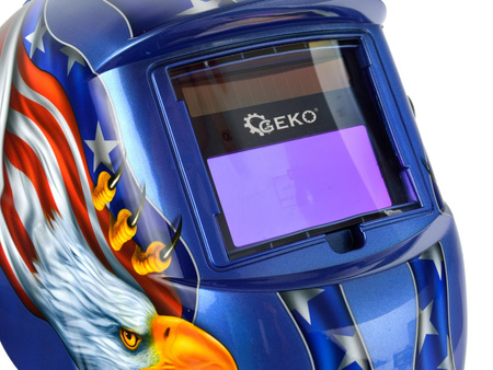 Maska spawalnicza przyłbica samościemniająca Blue GEKO